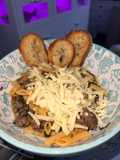 French Onion Pasta With Ground Filet