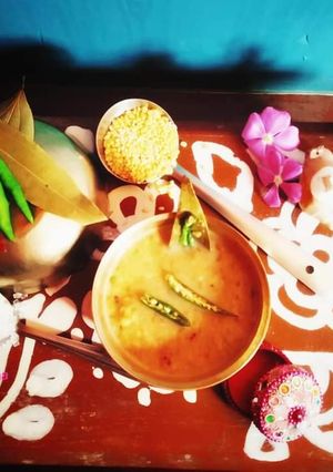 ভাজা মুগের ডাল পোড়ো(VAJA MUGHER DAL PORO recipe in Bengali) রেসিপির প্রধান ছবি