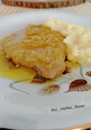 Una foto de Filetes de cinta de lomo en salsa de cerveza