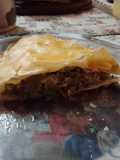 Tarta de Puerros, zapallitos y berenjenas