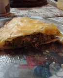 Tarta de Puerros, zapallitos y berenjenas
