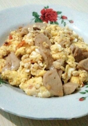 Foto resep Tumis Telur orak arik Bakso simple