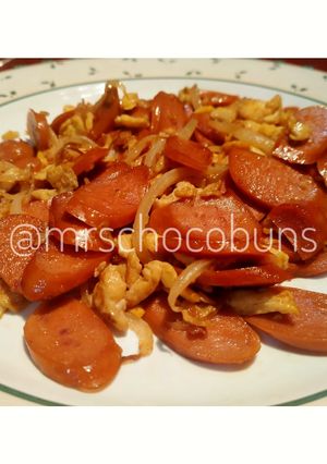 Foto resep Orak Arik Sosis Telur