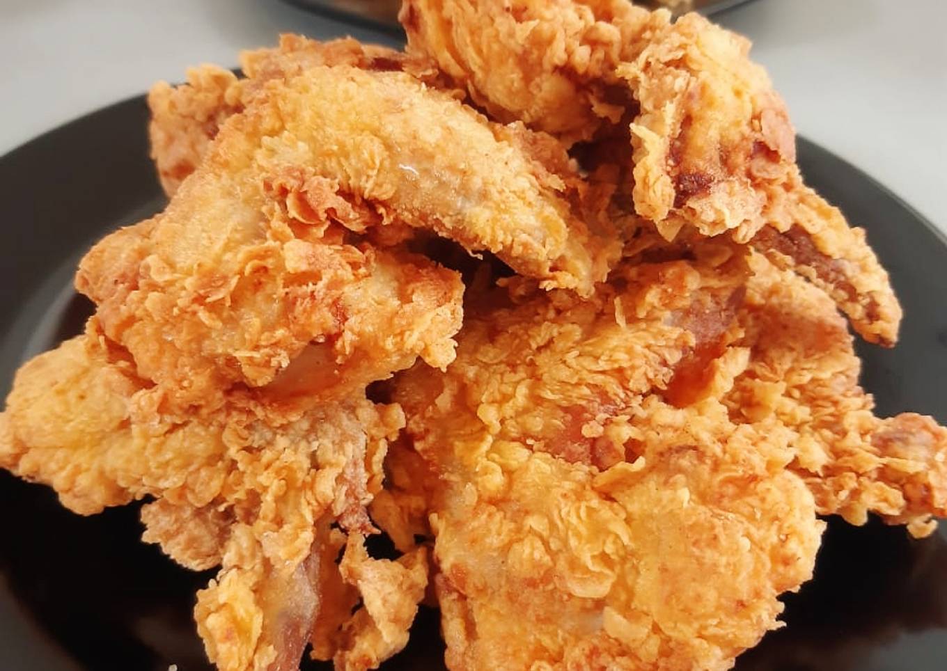 Ayam goreng tepung enak dan gampang, crispynya tahan lama