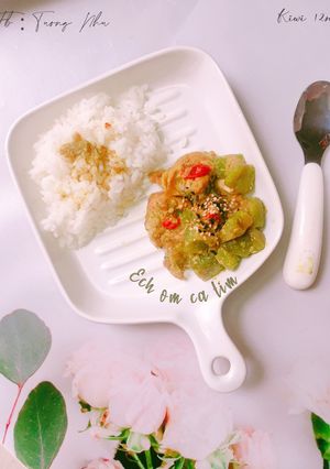 Hình của món Ếch Om Cà Tím - Món ăn cho bé.