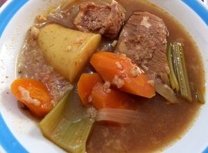 Una foto de Puchero con arroz