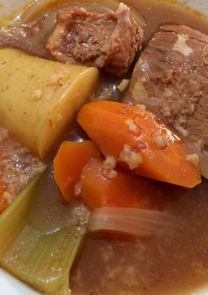 Una foto de Puchero con arroz