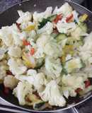 Mix de verduras con coliflor 🫑🥗🥒