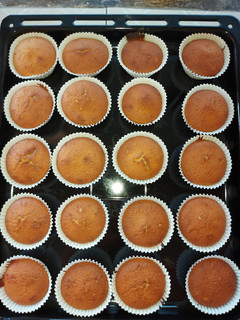 A picture of Vanilla yoghurt muffins.