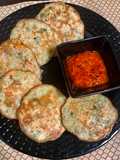 Sprouted moong dal pancake