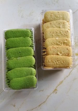 Foto resep Lidah Kucing Keju & Greentea
