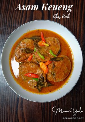 Foto resep Asam Keueng Khas Aceh (Ikan Tongkol Asem Pedas)