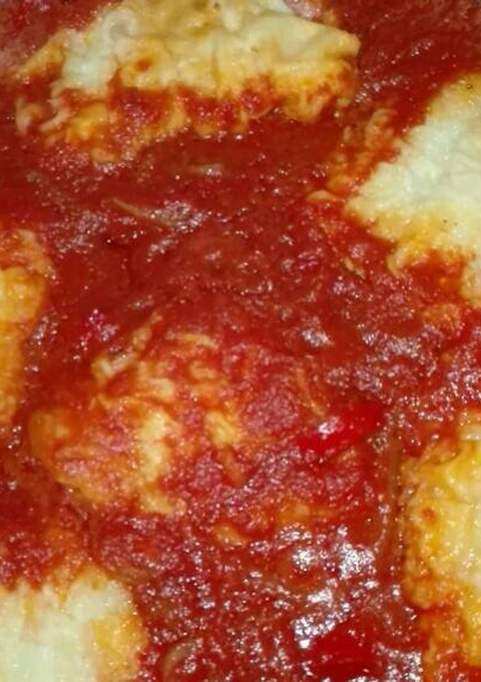 Una foto de Bacalao con tomate