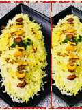 Zafrani pulao with richness of nuts