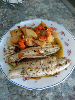 Una foto de Caballa al horno