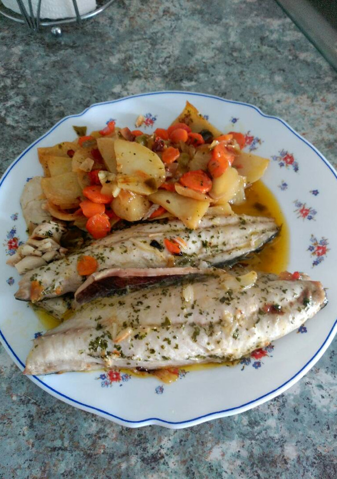 Una foto de Caballa al horno
