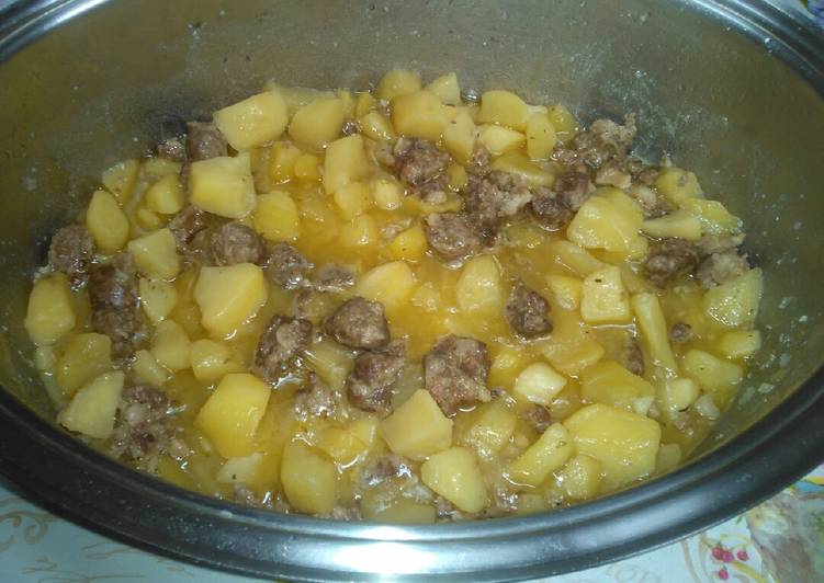 Spezzatino con salsiccia 😋