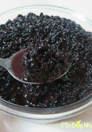 Hình của món Cơm Rượu Nếp Cẩm.