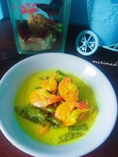 Foto resep Gulai udang kacang panjang