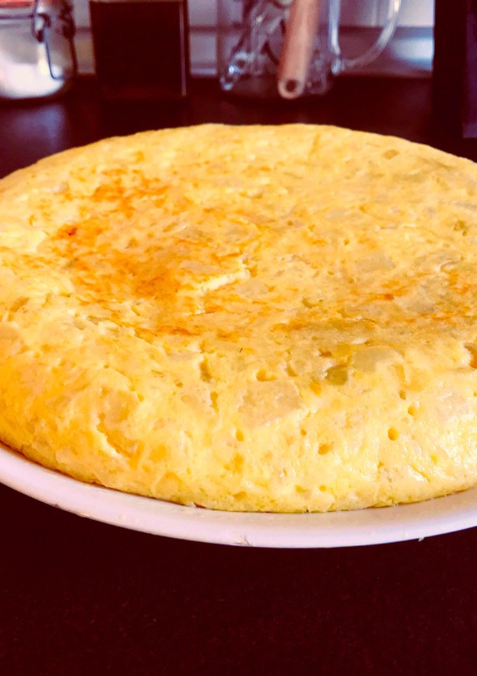Una foto de Tortilla de patata en microondas