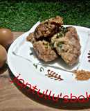 Chicken in fry eggs
