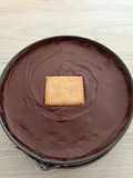 Chocolate Mousse and Custard Cookie Cake