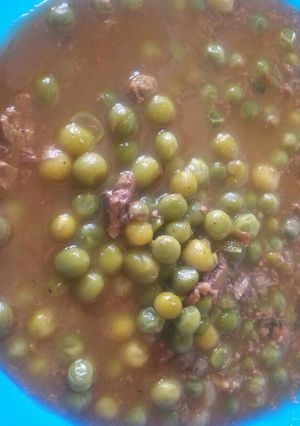 A picture of Green peas stew# festive dish contest_Nairobi West #.