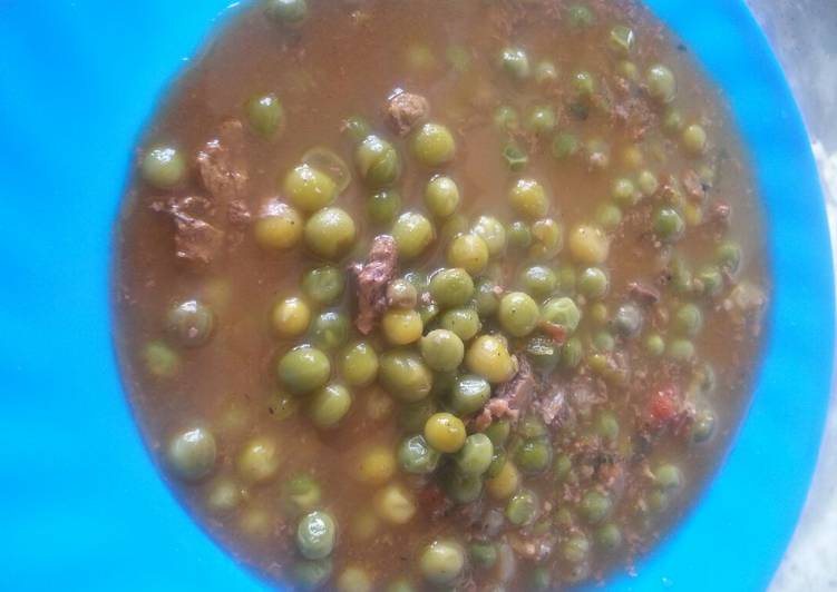Steps to Prepare Any-night-of-the-week Green peas stew# festive dish contest_Nairobi West #