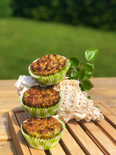 Una foto de Muffins Calabacín