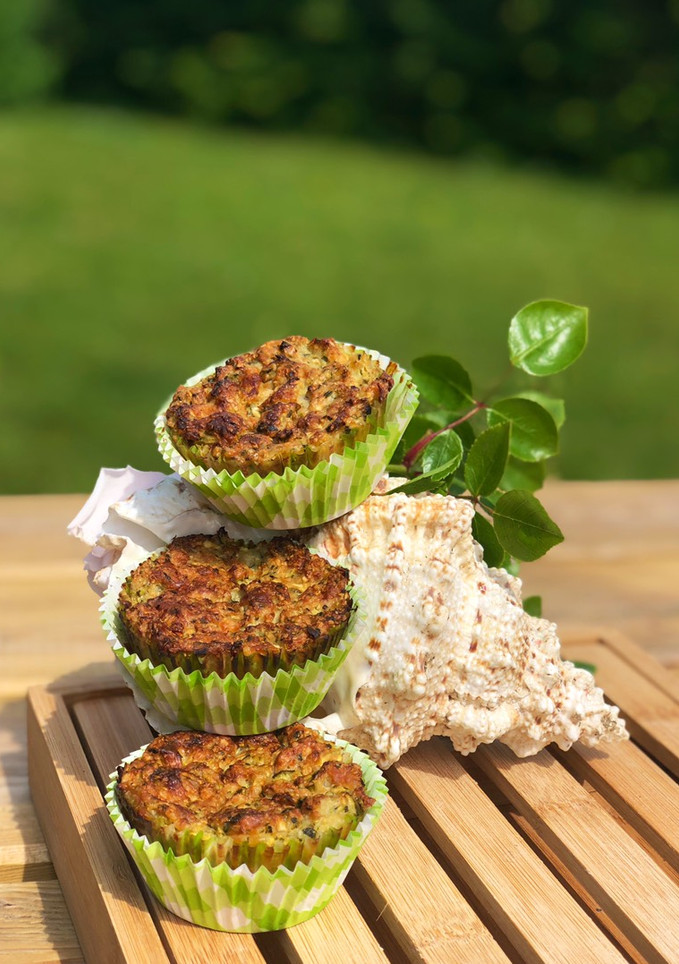 Una foto de Muffins Calabacín