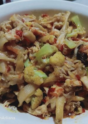 Foto resep Tumis ayam jamur