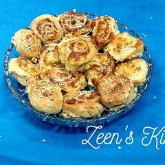 A picture of Whole Wheat Cheesy Pinwheels.