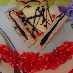 A picture of Fruit Custard.