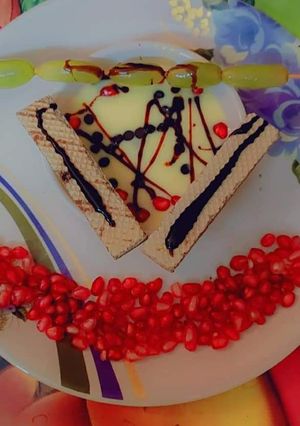 A picture of Fruit Custard.