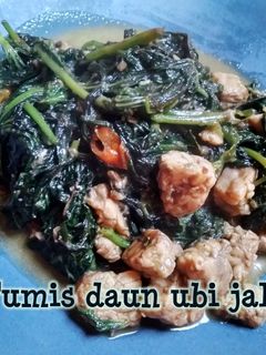 Foto resep Tumis daun ubi jalar