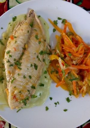 Una foto de Filetes de armado con verduras