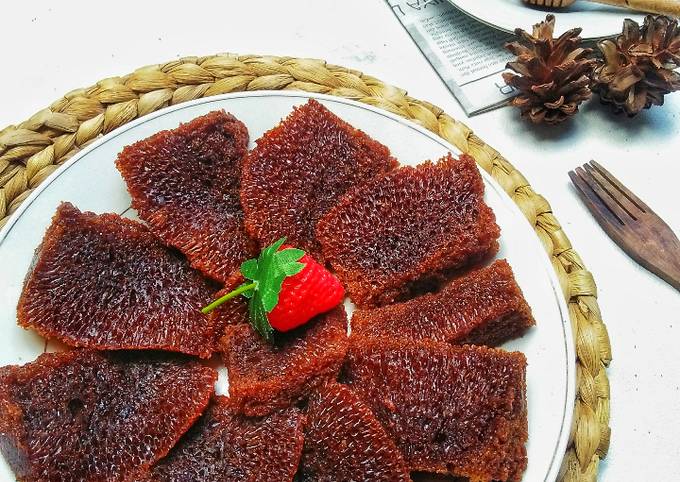 Cara Bikin Bolu Sarang Semut a.k.a Bolu Caramel (2 Telur) Yang Enak