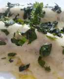 Endibias con salsa de queso