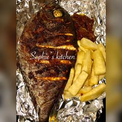 A picture of Grilled fish.