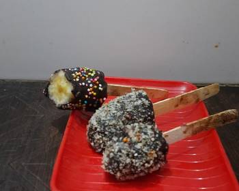 How To Cooking Recipe Banana pops Delicious