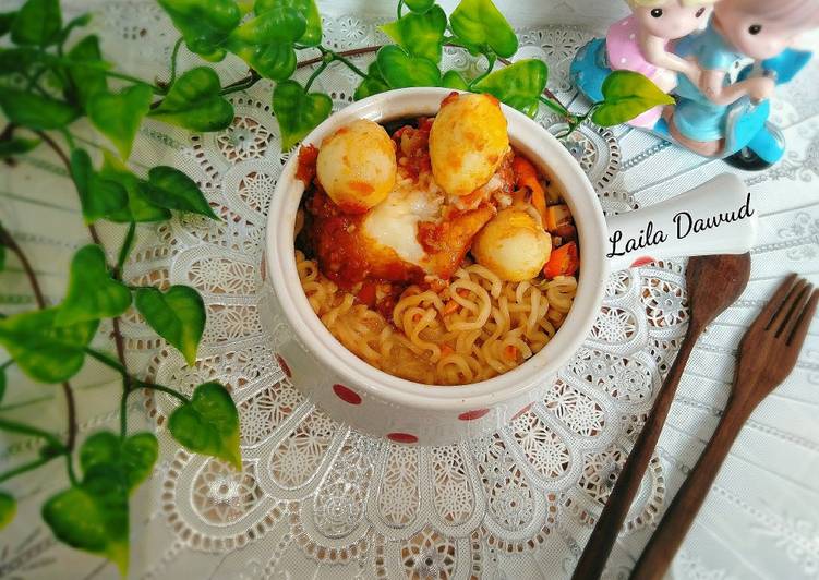 Ramen Kuah Susu + Susu Goreng Halilintar