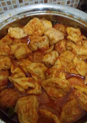 Foto resep Telor Tahu bumbu merah