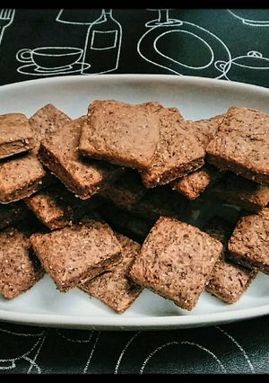 Una foto de Galletitas de harina de algarroba y coco
