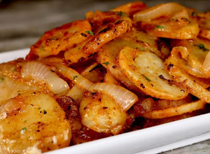 Foto de Receita fácil de batatas na frigideira