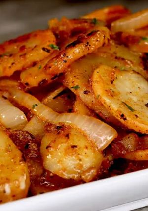 Foto de Receita fácil de batatas na frigideira