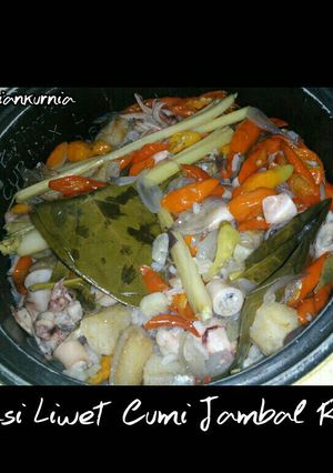 Foto resep Nasi Liwet Cumi Jambal Roti