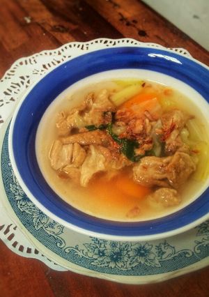 Foto resep #menubuka Sop Kulit Ayam