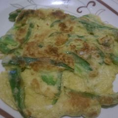 A picture of Vegetable pancake.