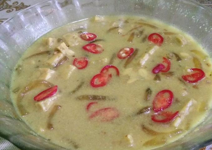 Standar Resep memasak Lodeh Tempe Mie Kenyel dijamin sedap