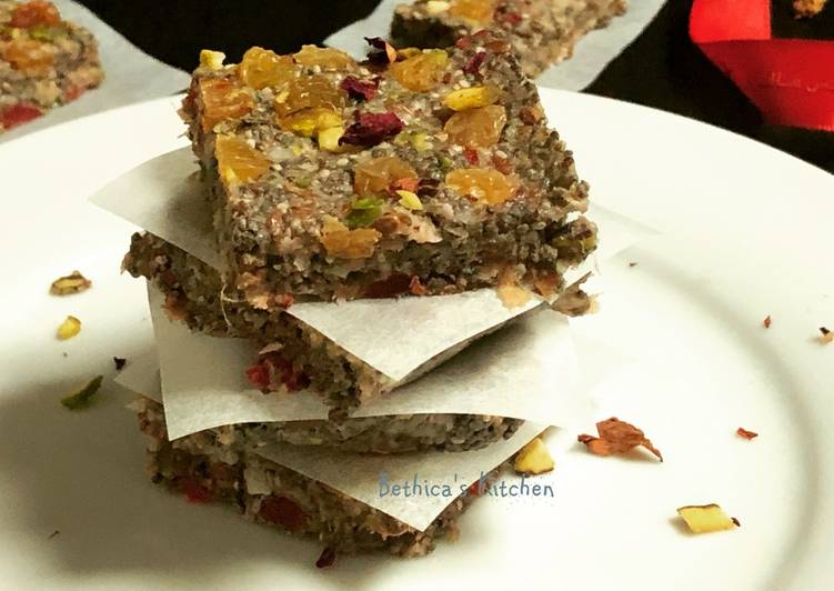 Chia Date Bars